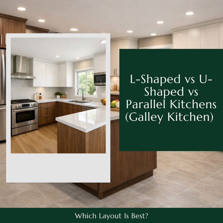 L-Shaped vs U-Shaped vs Parallel Kitchens (Galley kitchen): Which Layout Is Best?