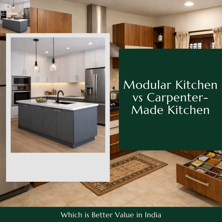 Modular Kitchen vs Carpenter-Made Kitchen: Which is Better Value in India?