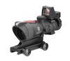 ACOG 4x32 BAC Riflescope w/ Trijicon RMR | .223 BDC Red Chevron Reticle, Thumbscrew Mount, LED 3.25 MOA Red Dot RMR Type 2