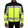 ColorBlock Softshell Fleece Jacket with POLICE Logo