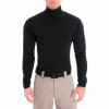 Boston Police Embroidered Turtleneck in GOLD