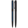 Matte Black Cap-O-Matic Space Pen | Blue Line