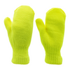 Knit Traffic Mittens | HiVis Yellow