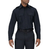 Long Sleeve Wool Shirt in Black