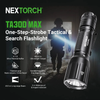TA30D MAX One-Step-Strobe Tactical & Search Flashlight - 4000 Lumens