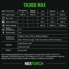 TA30D MAX One-Step-Strobe Tactical & Search Flashlight - 4000 Lumens