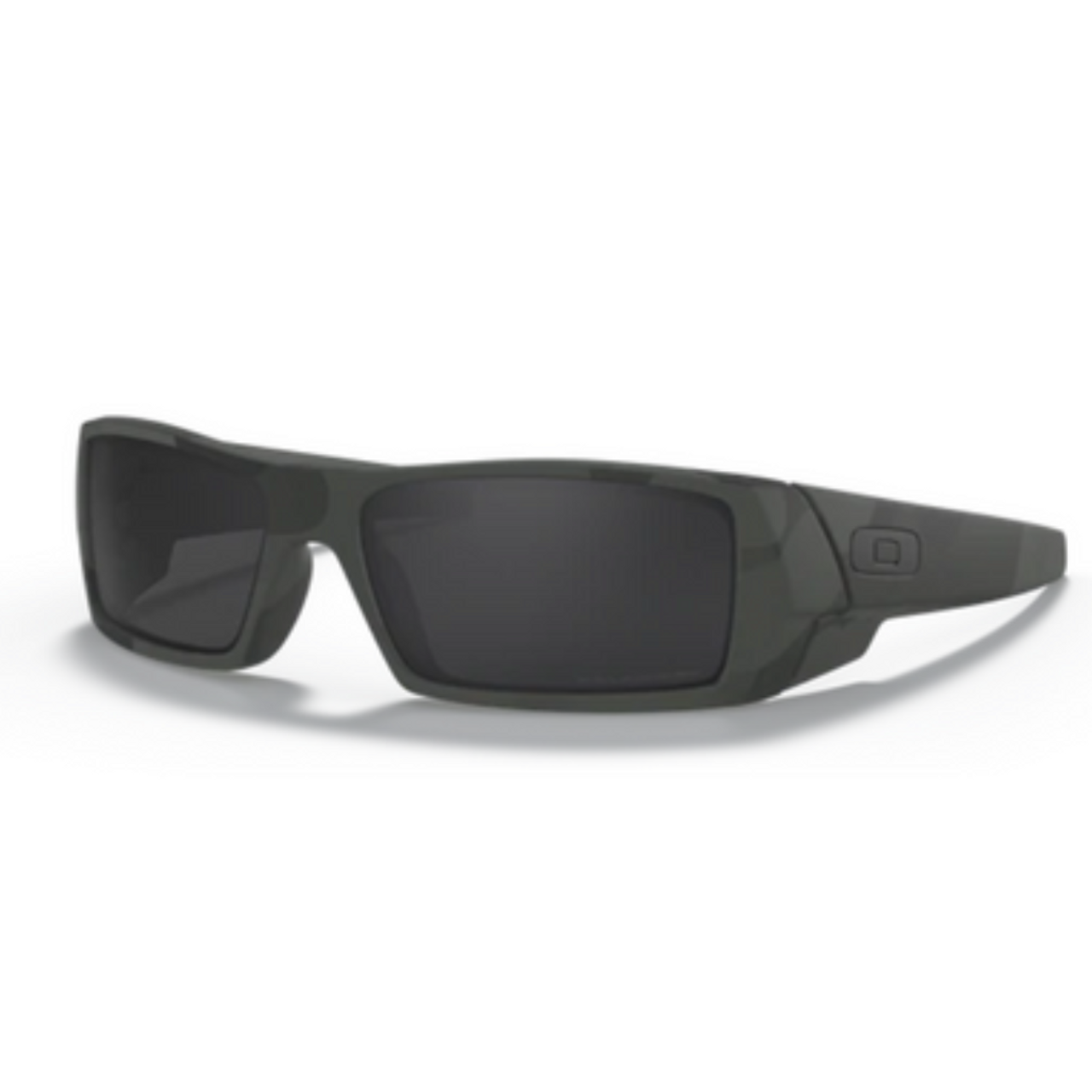 Oakley Gascan Sunglasses Matte Black/Black Iridium Polarized (12-856)