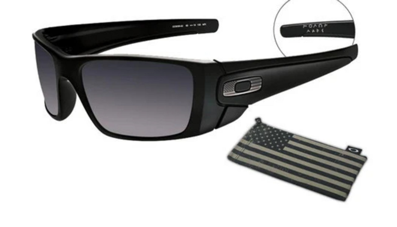 OAKLEY Holbrook Tonal USA Flag Matte Black & Gray Sunglasses