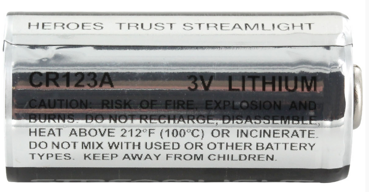 Streamlight CR123A Lithium Batteries