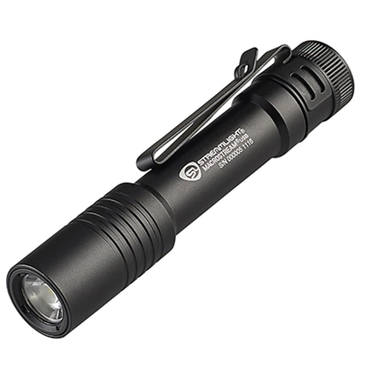 Compact, USB rechargeable , LED flashlight.