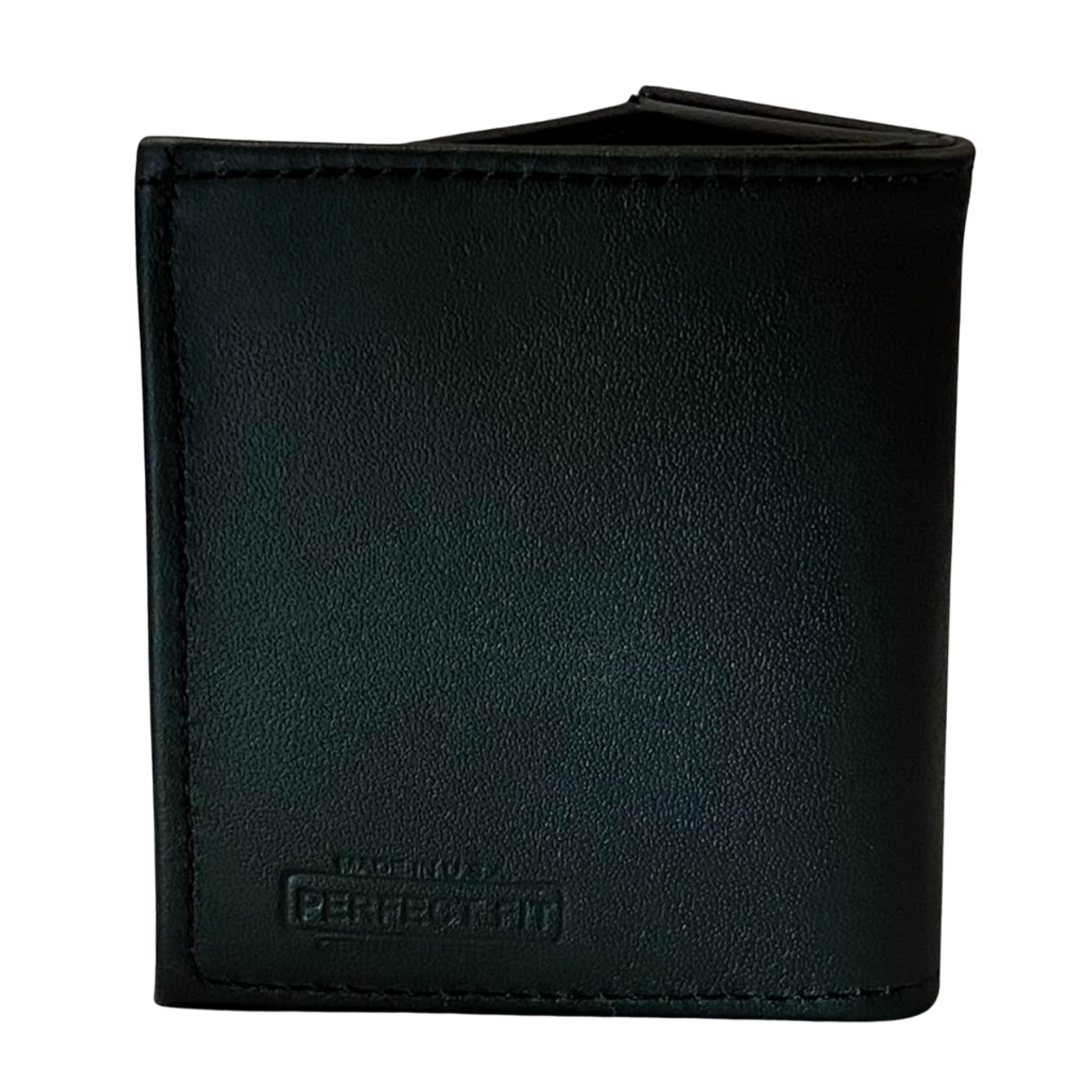 Trifold Badge Wallet in Leather