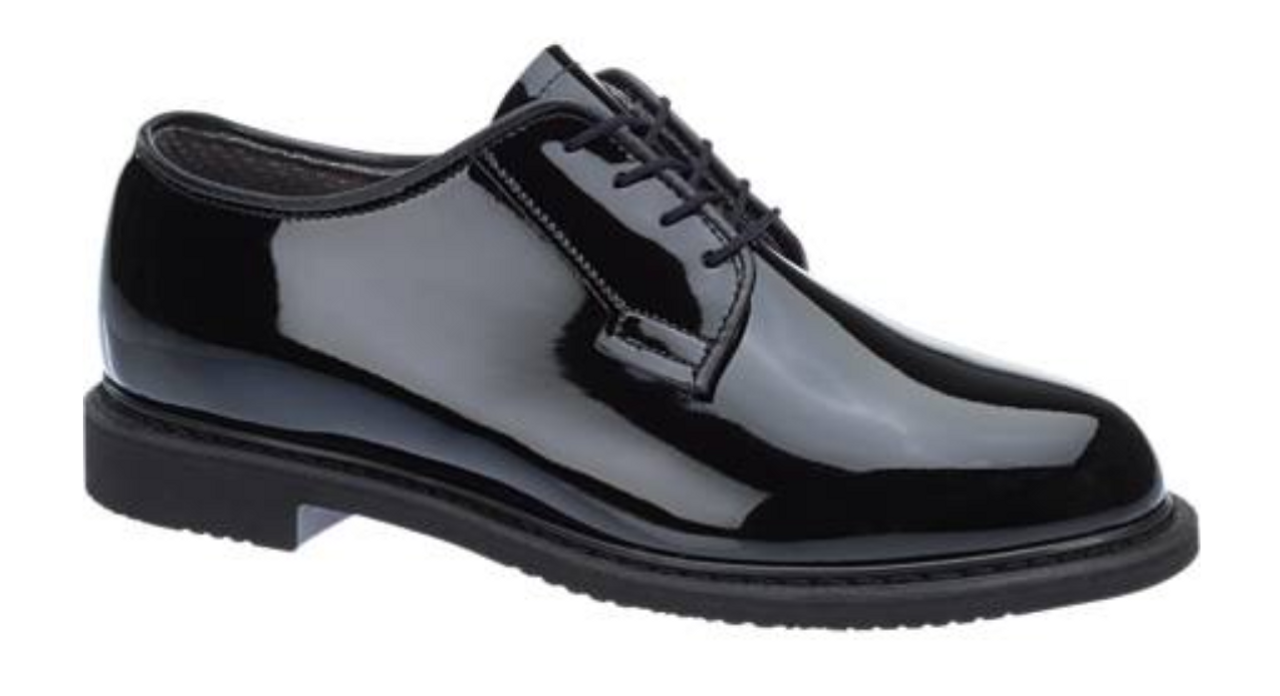 Men's Bates LITES Black High Gloss Oxford Shoe