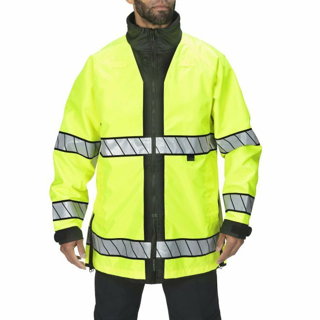 Blauer Reversible Rain Jacket POLICE Logo - Main Image