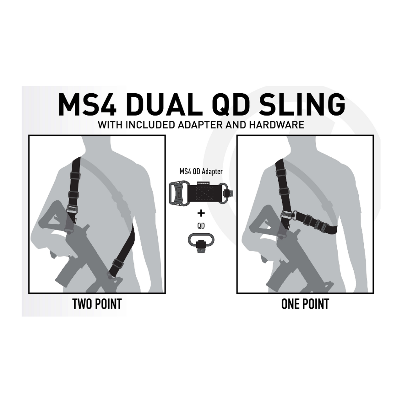 MS4 Dual QD GEN2 AR Rifle Sling