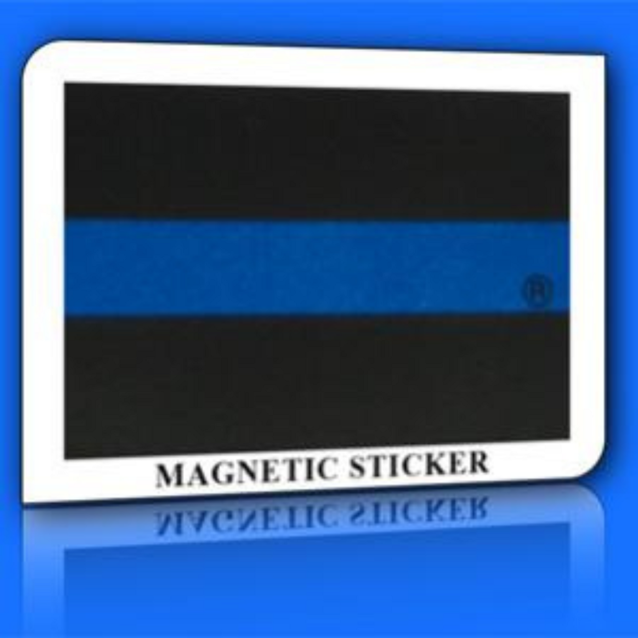 Blue Line Identifier | Plate and Stickers