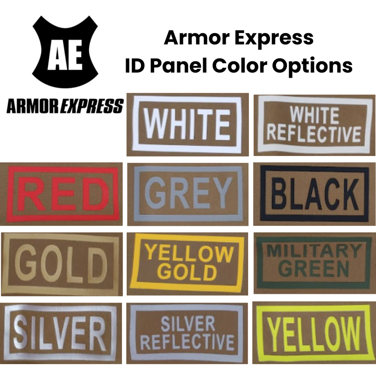 Custom Traverse Carrier ID Panel | 1"x5"