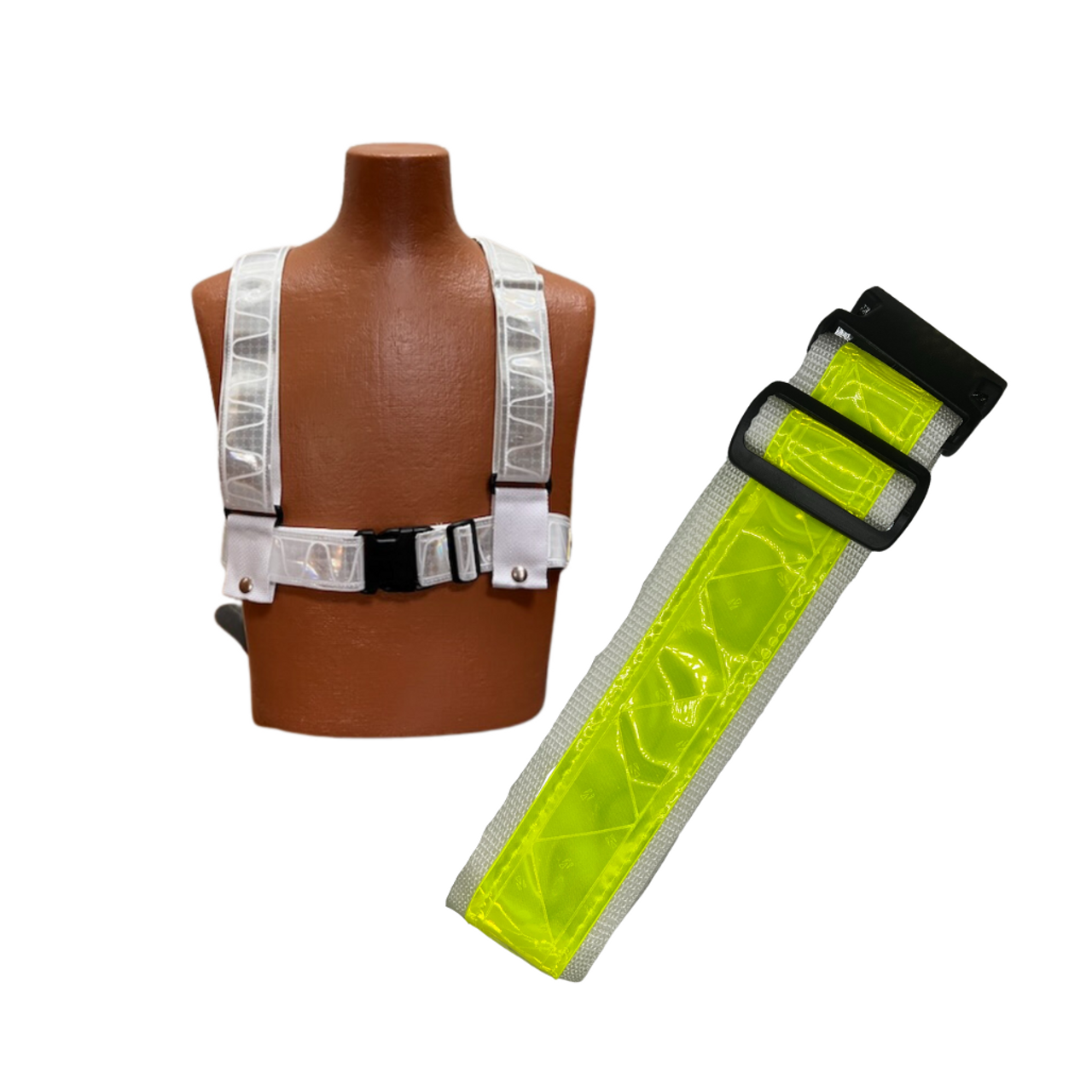 Hi-Vis Motorcycle Cross Straps