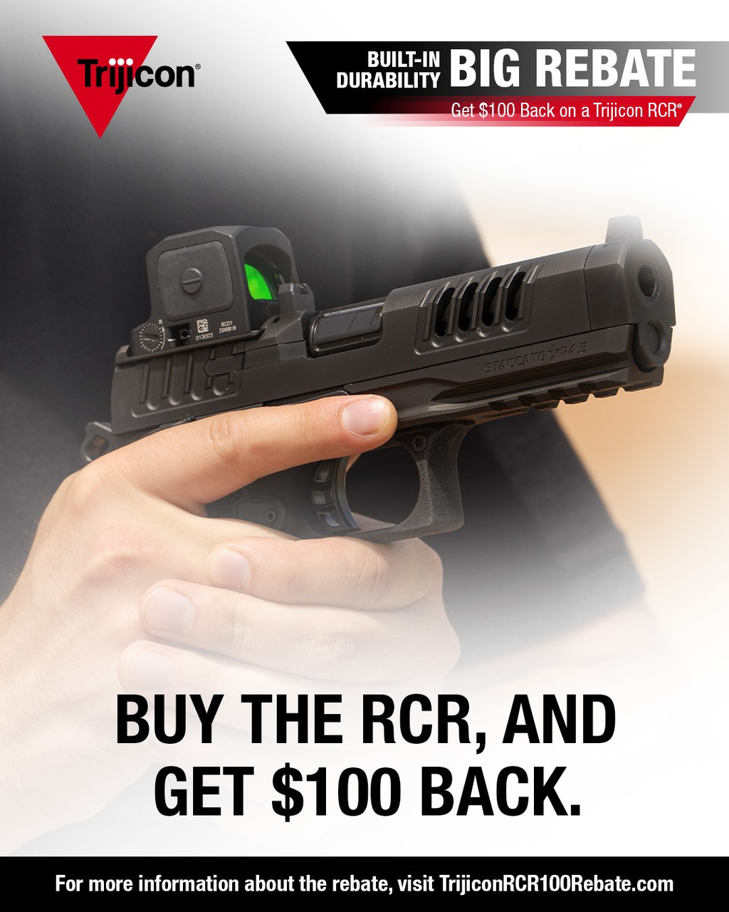 Trijicon RCR レッドドットサイト レプリカ RADIAN Trijicon RCR Red Dot Sight | 3.25 MOA