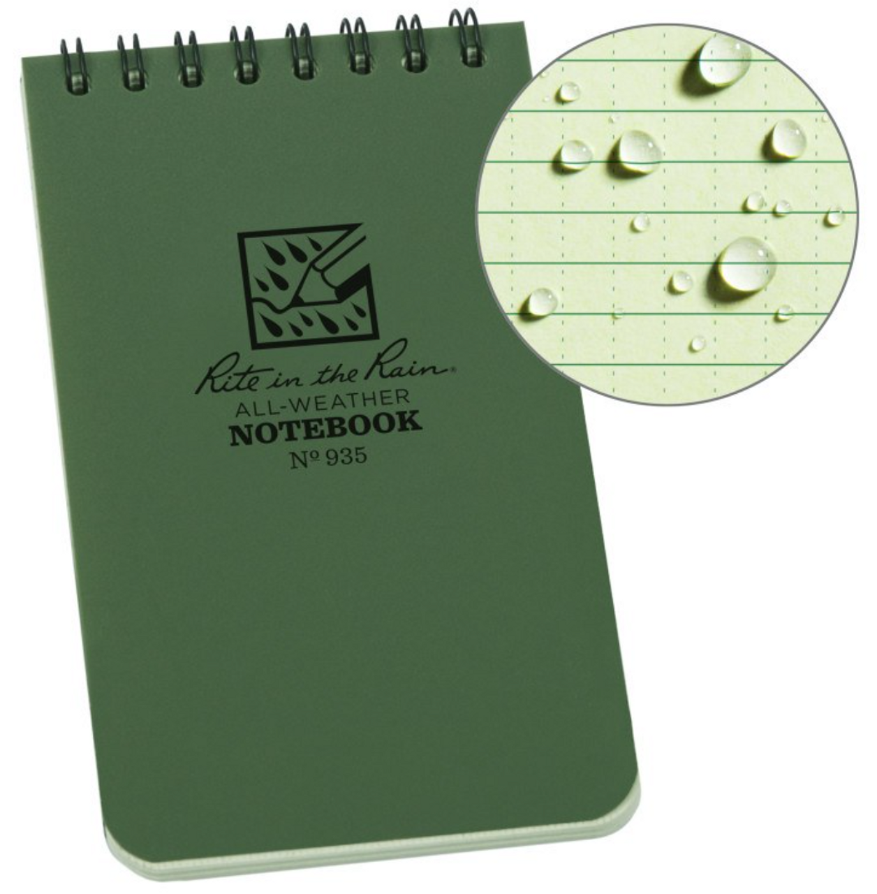 Top Spiral Notebook 3"x5" | All Weather Paper