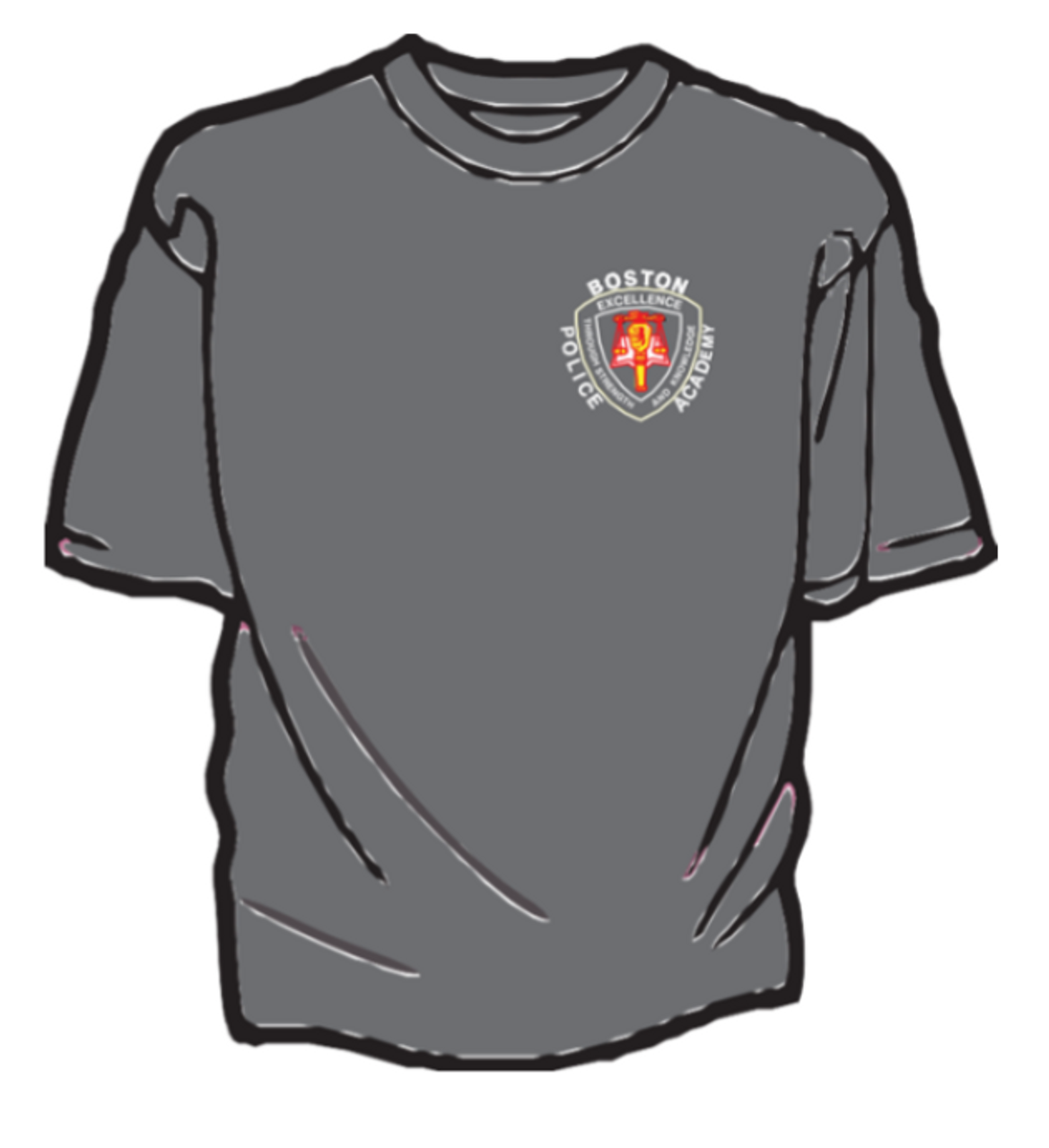 Boston Police PT Short Sleeve Shirt