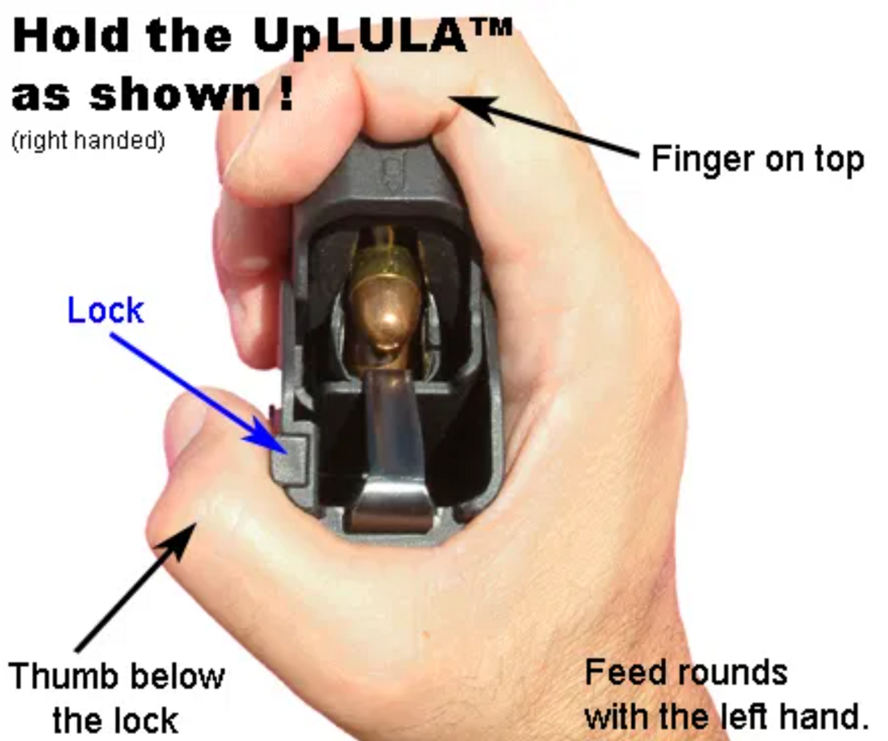 UpLULA Universal Pistol Mag Loader Unloader | 9mm to 45ACP