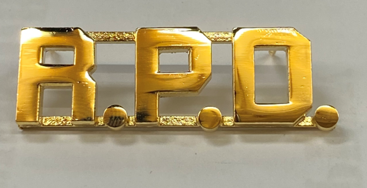 Lettered Collar Pins