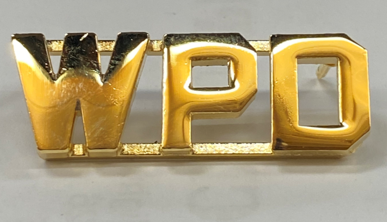 Lettered Collar Pins