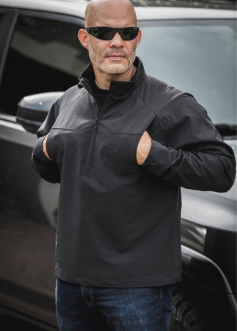 fleece lined quarter zip