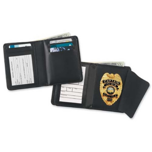 Boston/ FBI Police Badges First-Layer Leather Holder/ Holster/ Wallet