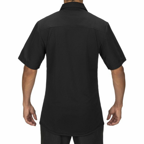 Short Sleeve Polyester ArmorSkin Base Shirt | Black