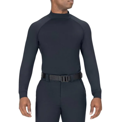 Blauer Mock Turtleneck