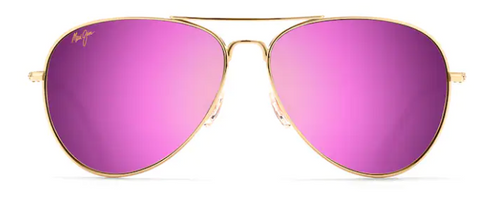 Mavericks Sunglasses | Maui Sunrise Lens | Gold Frame