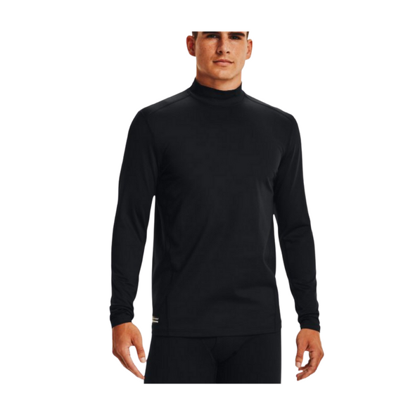 Men's Under Armor Tactical ColdGear Infrared Base Mock in Black