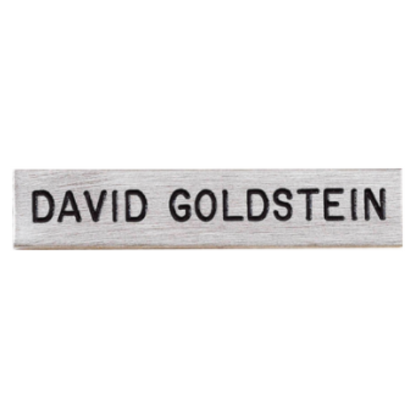 Engraved Name Bar
