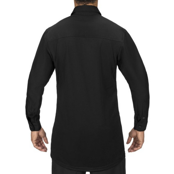 Long Sleeve Polyester ArmorSkin Base Shirt in Black