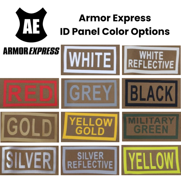 Armor Express Custom Traverse Carrier ID Panel | 3"x10"