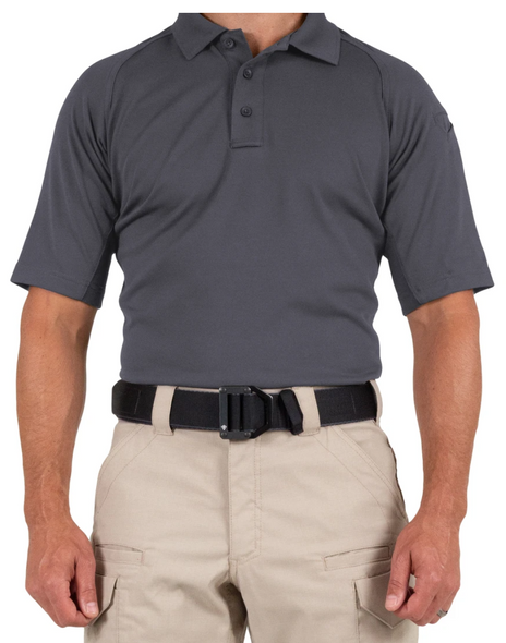 This versatile tactical polo, with superior fabric, fit, and features is the go-to shirt for active professionals. First Tactical’s Performance Short Sleeve Polo works as hard as you do, while maintaining a great look that will hold up under all conditions.