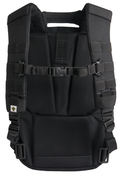 Dual density shoulder straps, double layered bottom, internal hook/loop mounting system, and a reliable external web platform compatible with MOLLE/PALS set this tactical pack apart from others in strength, function, and comfort. With ample space for your essential gear, superior organizational features, and featuring First Tactical’s new Hook & Hang Thru™ System, the Specialist 0.5-Day backpack is the best choice for quick trips or EDC.