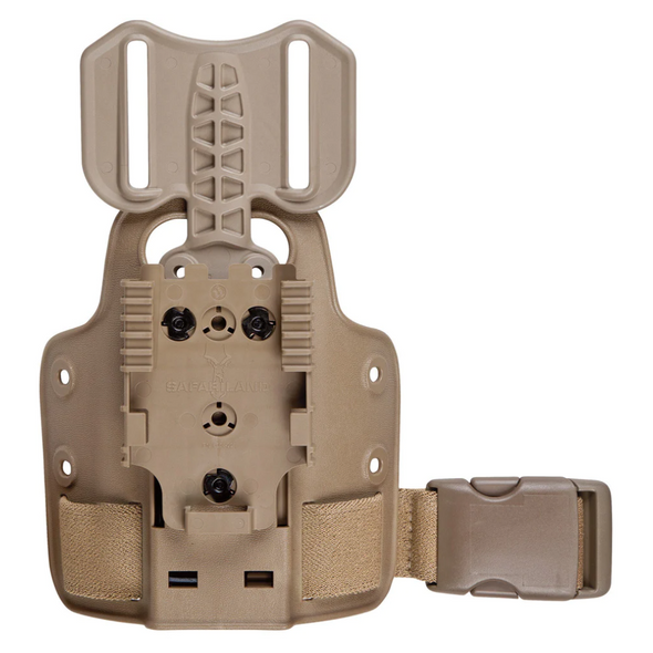 Single Strap Leg Shroud with Drop Flex Adaptor & QLS 22