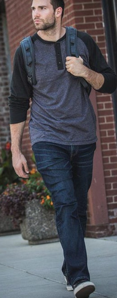 Defiance Jeans in Dark Stone Wash