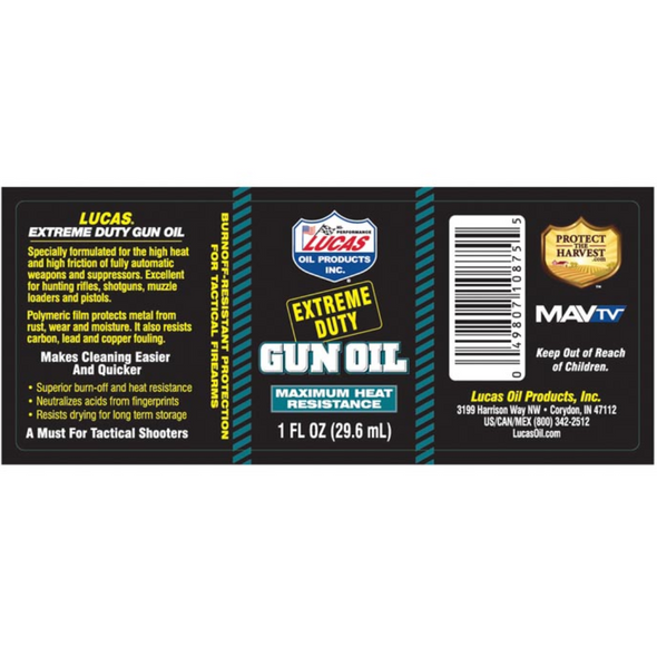 Extreme Duty Gun Oil