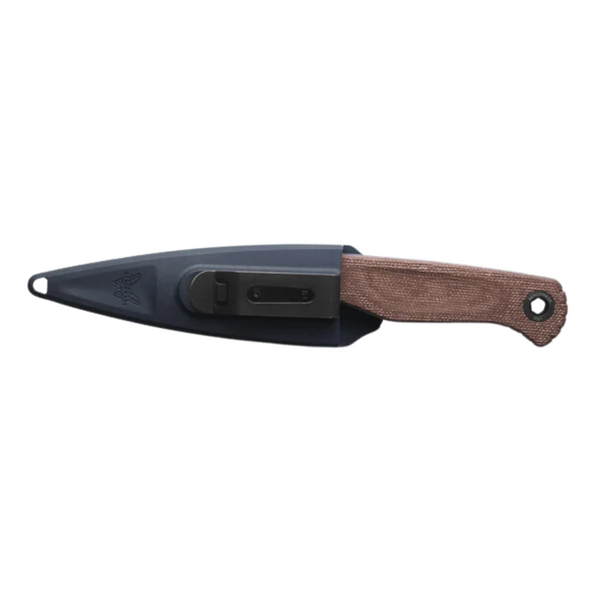 DACIAN™ | Brown Canvas Micarta | Spear Point Knife