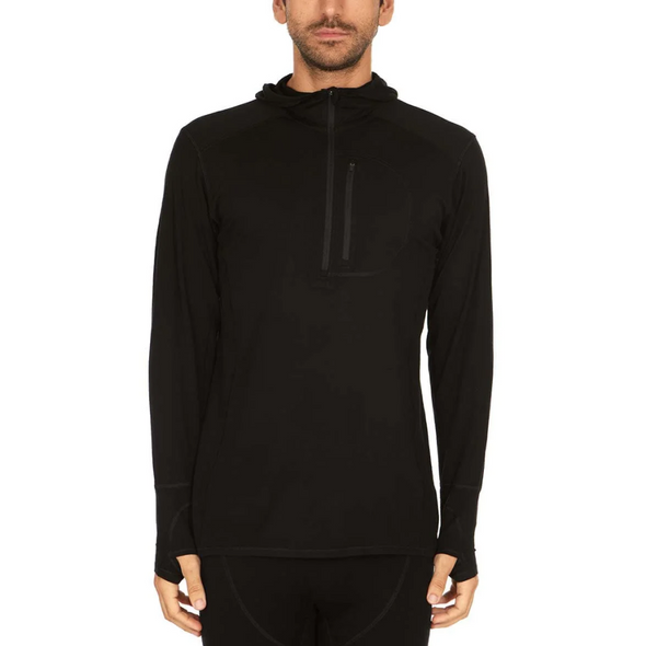 Micro Weight Men's Wool 1/4 Zip Sun Hoodie