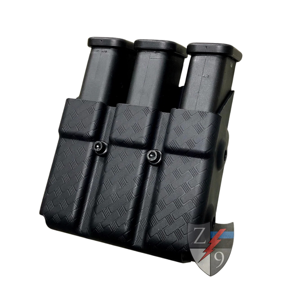 Duty Style Triple Magazine Pouch | Glock 9/40 | Basketweave