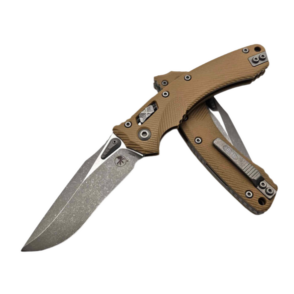 Amphibian Ram-Lok  Fluted Tan G-10 Apocalyptic Standard