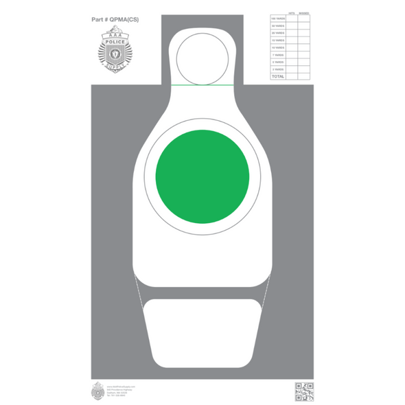 Target | “GREEN CIRCLE Q” on Heavy Cardstock Paper  | 200 / Case