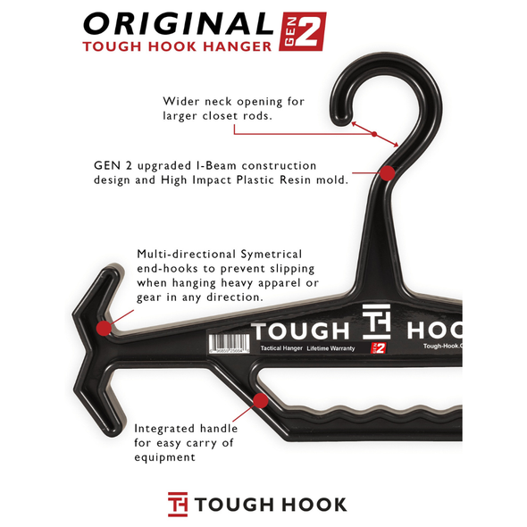 Original Tough Hook, Black