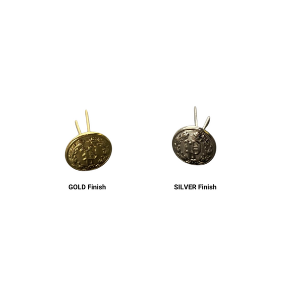 Pair of Hat "P" Button