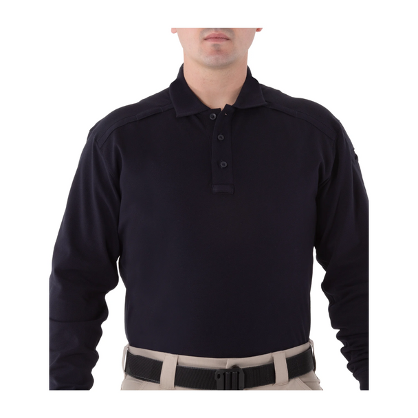 Men's Cotton Long Sleeve Polo | Size Large Men's Cotton Long Sleeve Polo | Size Large