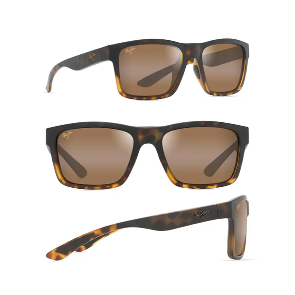 THE FLATS Polarized Rectangular  Tortoise Sunglasses